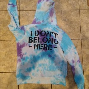 Alien tie dye Hot Topic Hoodie